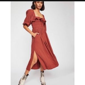 ISO free people oasis dress sienna rust